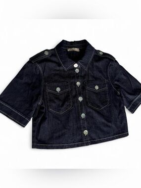 Women's Cropped Denim Jacket